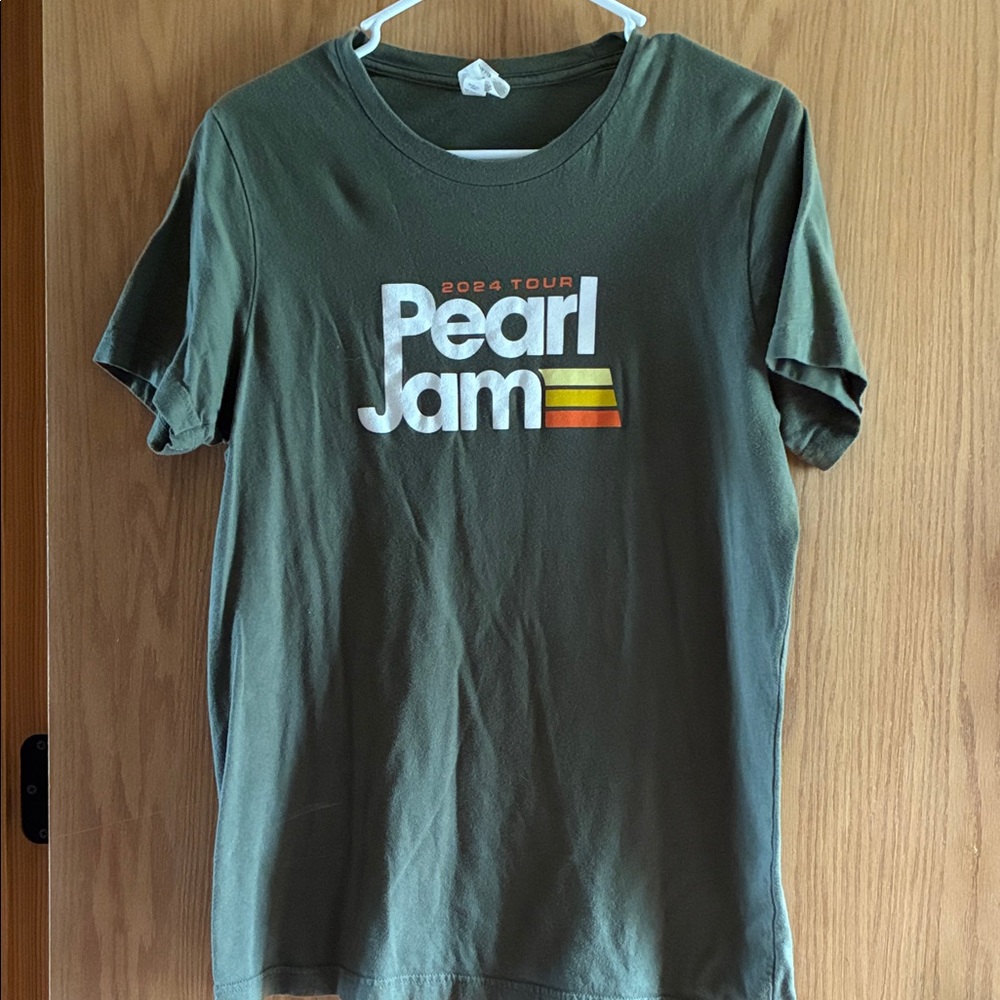 Pearl Jam 2024 Tour Green T-Shirt